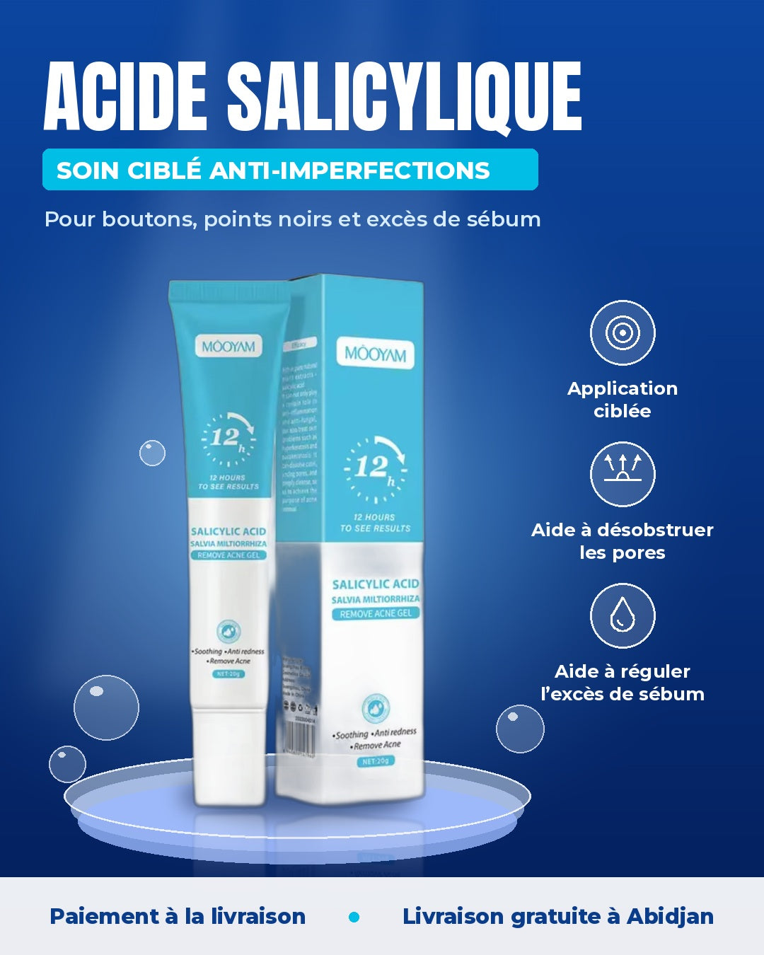 MOOYAM Crème Anti-acné