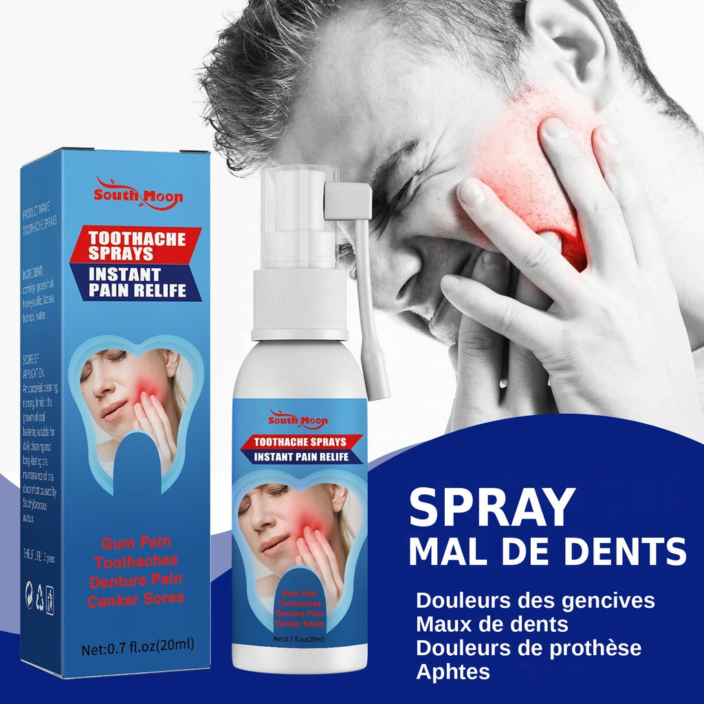 Spray Anti-Mal de Dents – Soulagement Rapide Dents & Gencives