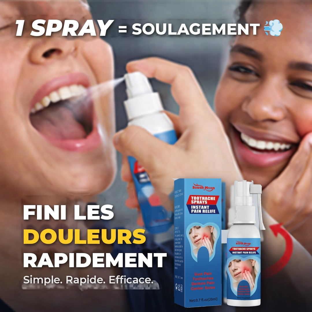 Spray Anti-Mal de Dents – Soulagement Rapide Dents & Gencives