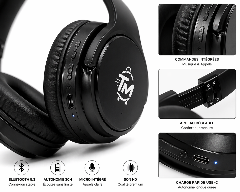 Casque Bluetooth Premium