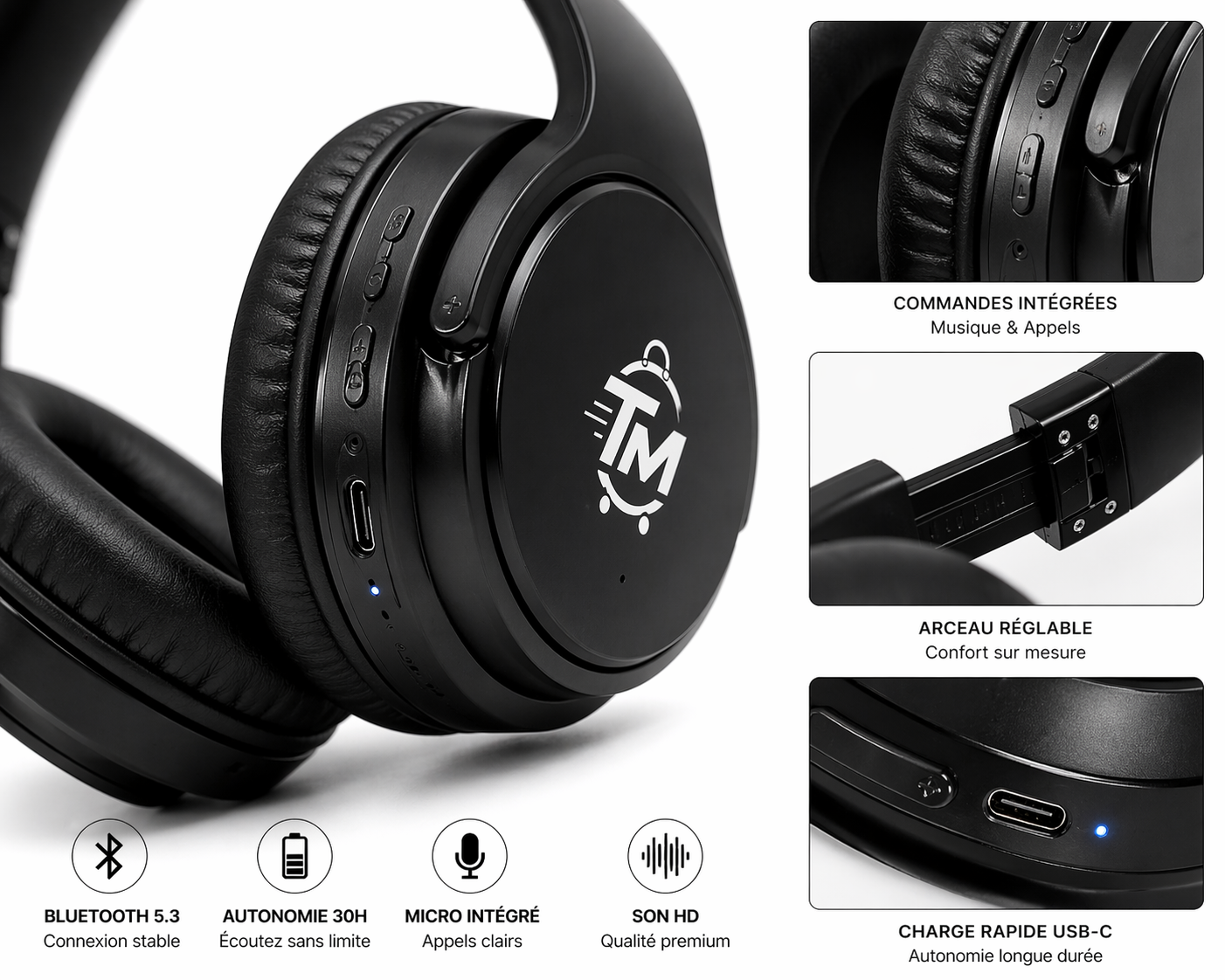 Casque Bluetooth Premium