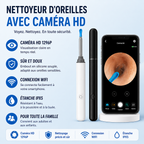 Nettoyeur d’Oreilles avec Caméra HD