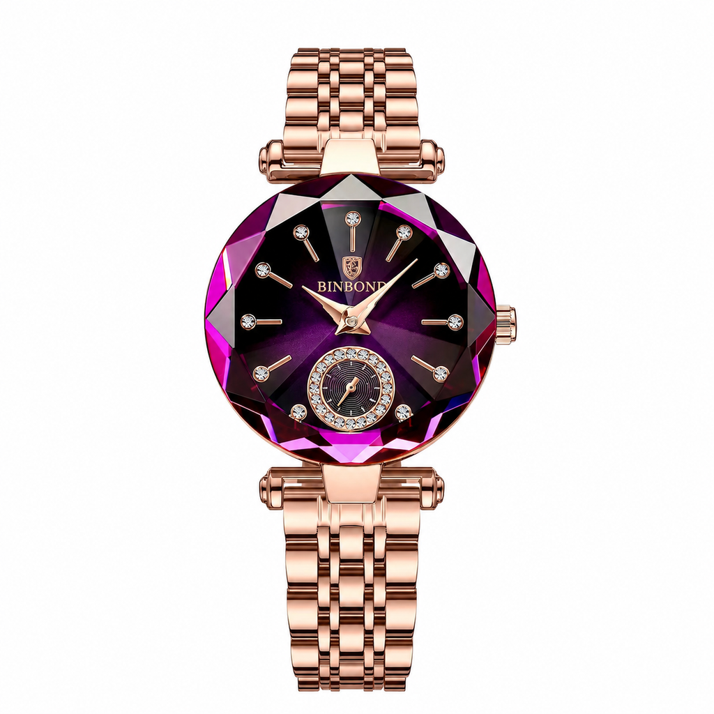 Montre Femme Luxe en Acier Inoxydable
