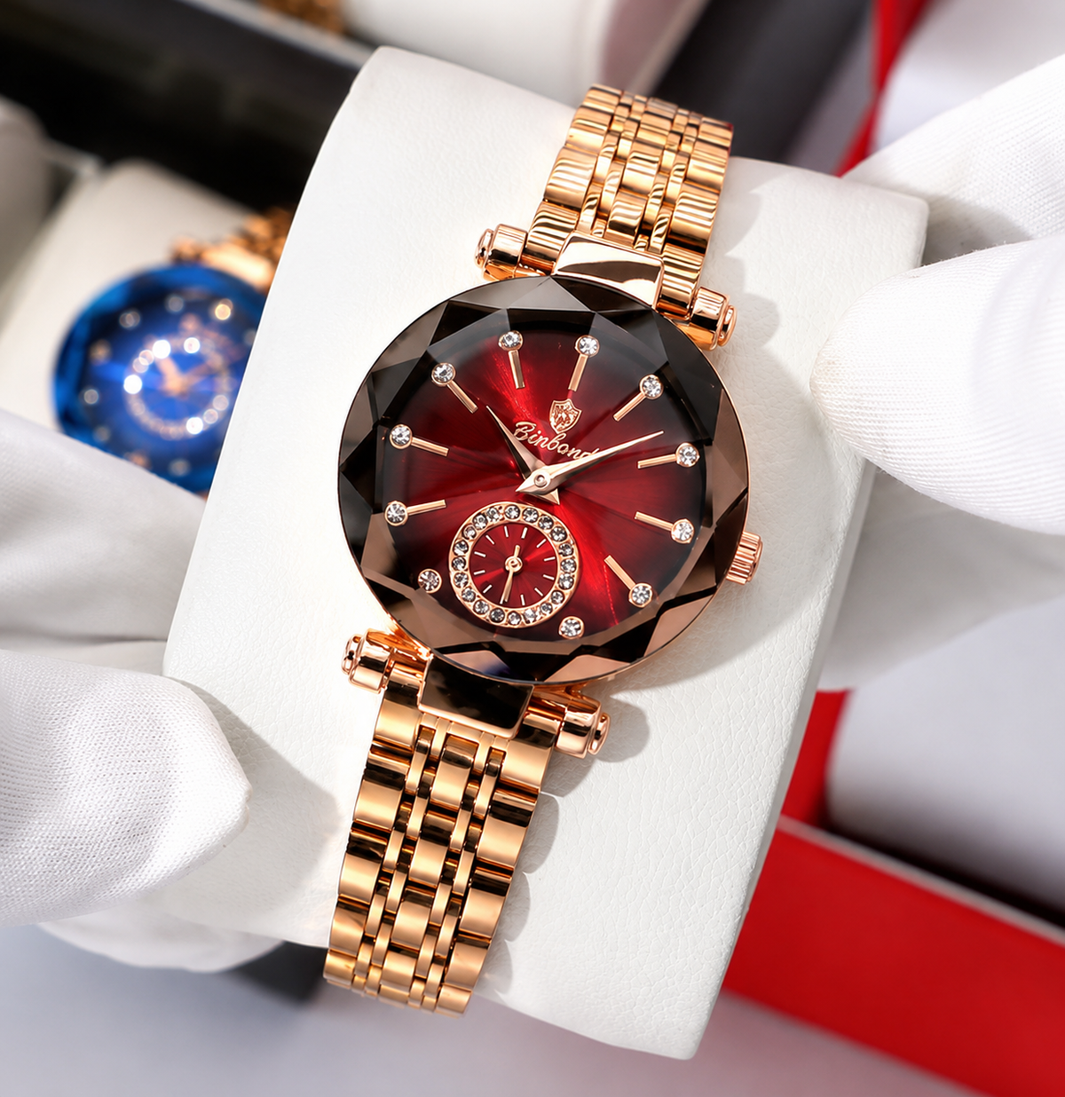 Montre Femme Luxe en Acier Inoxydable