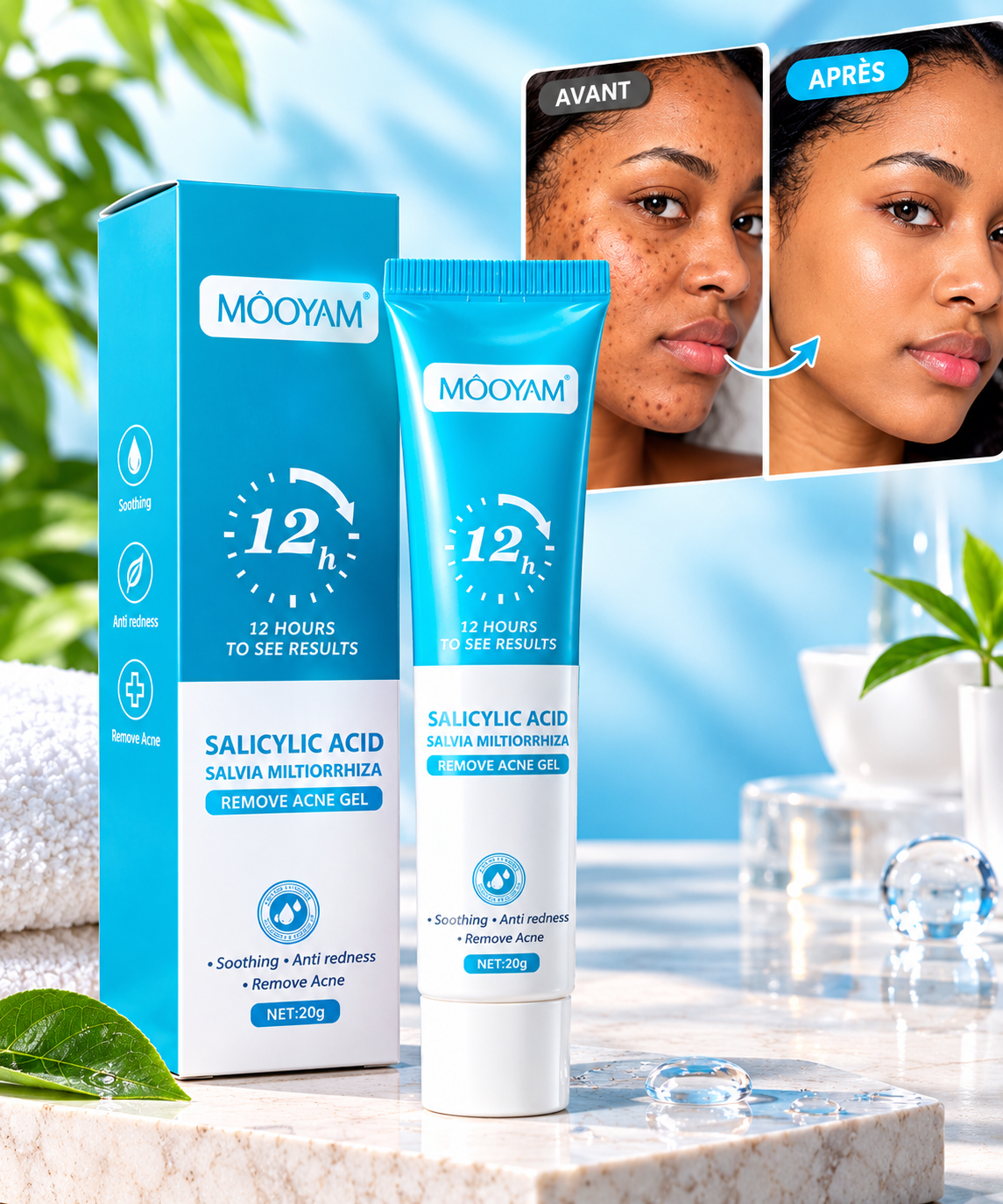 MOOYAM Crème Anti-acné