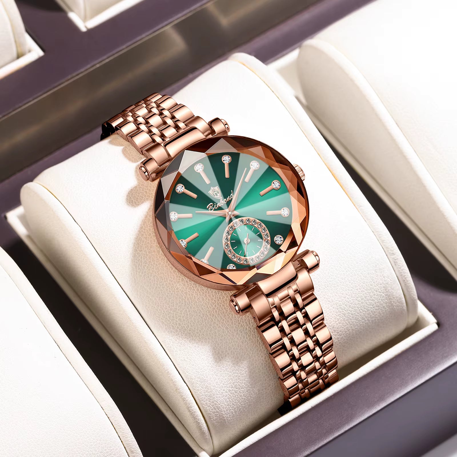 Montre Femme Luxe en Acier Inoxydable