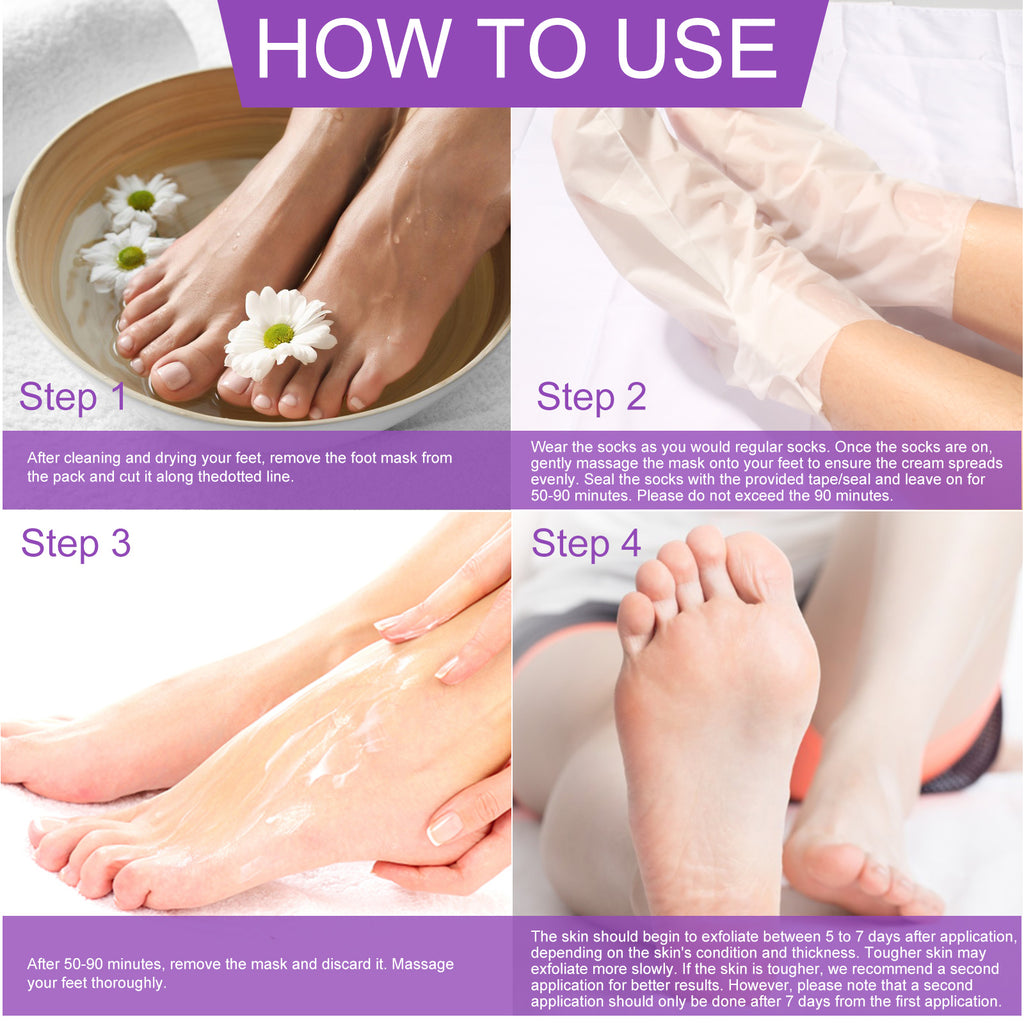 Masque peeling pied