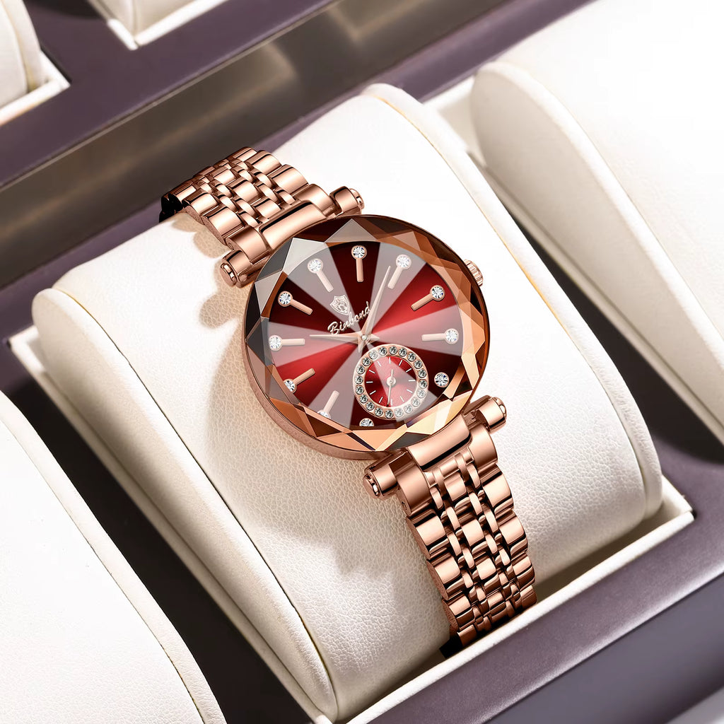 Montre Femme Luxe en Acier Inoxydable