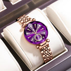 Montre Femme Luxe en Acier Inoxydable