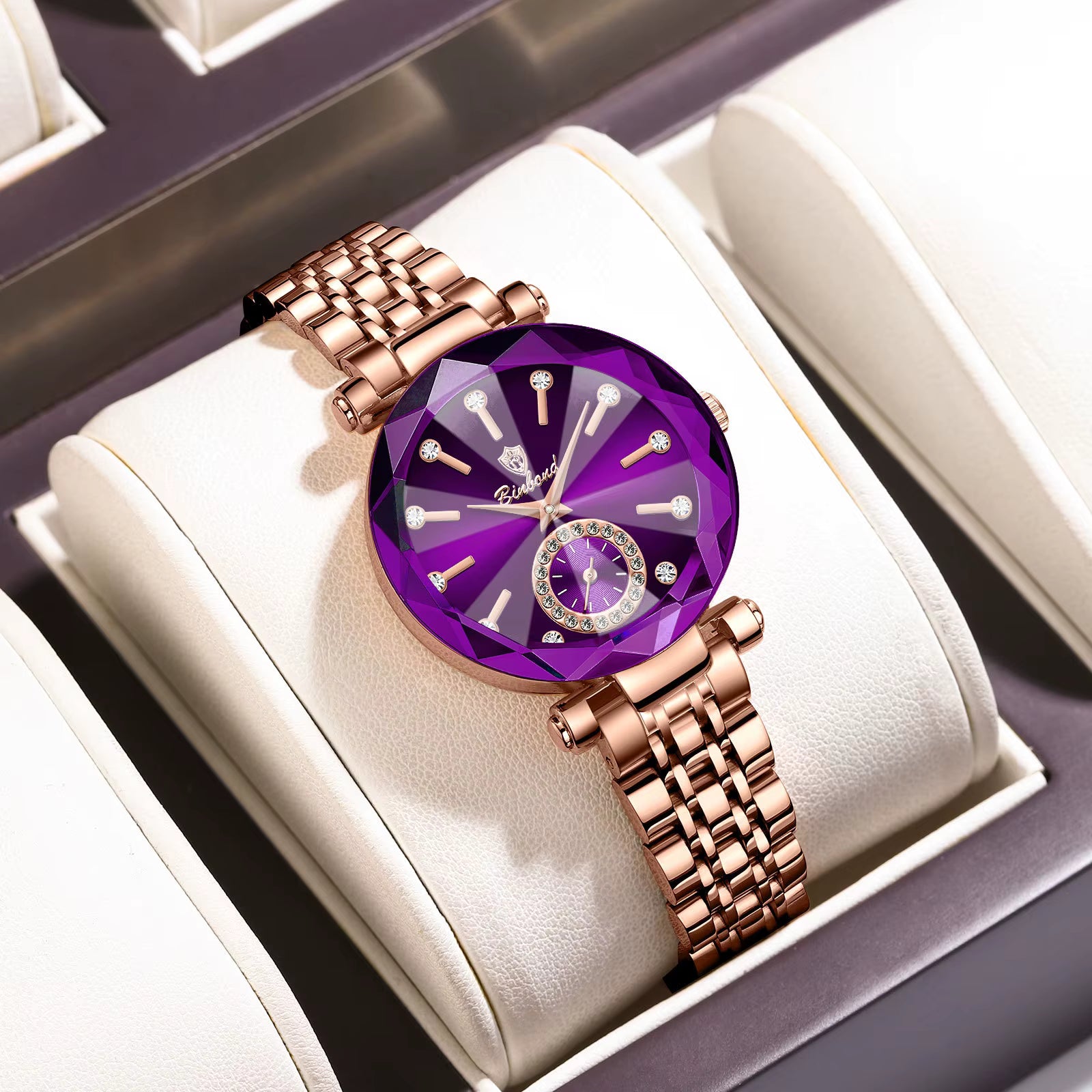 Montre Femme Luxe en Acier Inoxydable